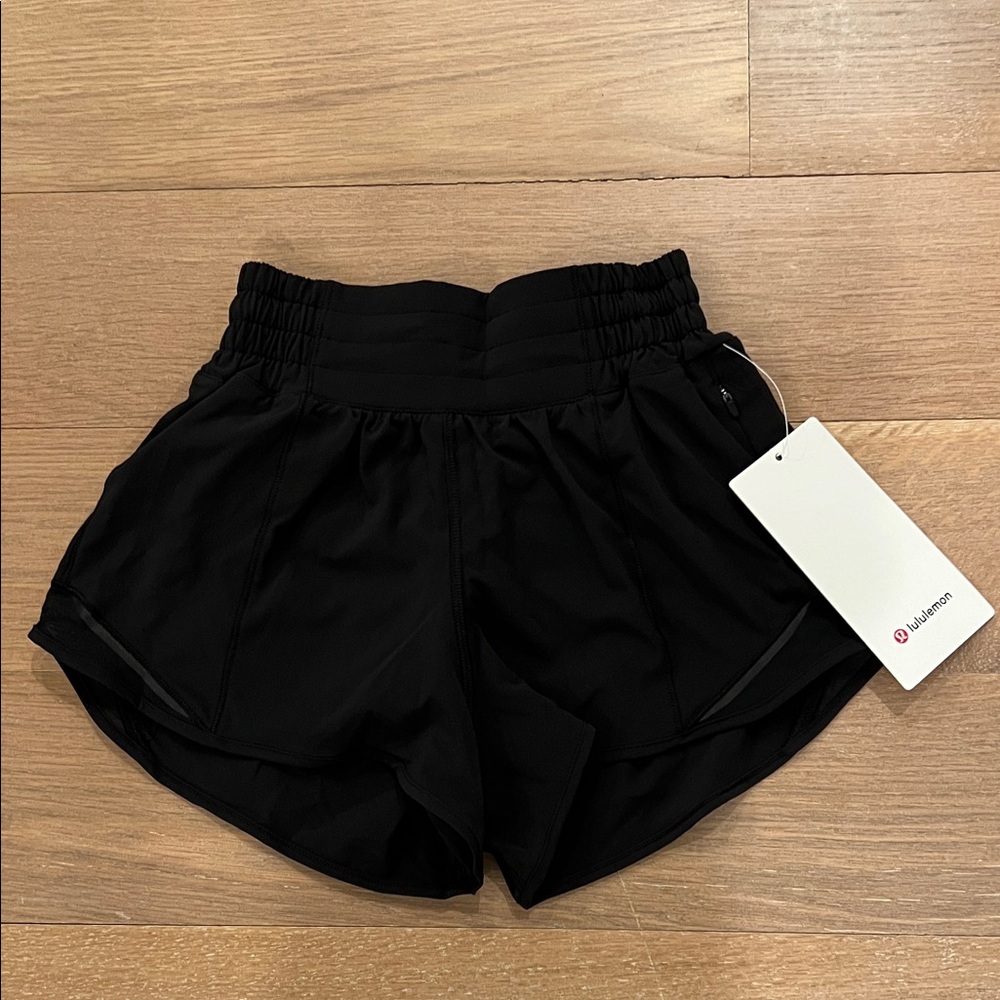lululemon athletica hotty hot high rise Black Women’s Running Shorts